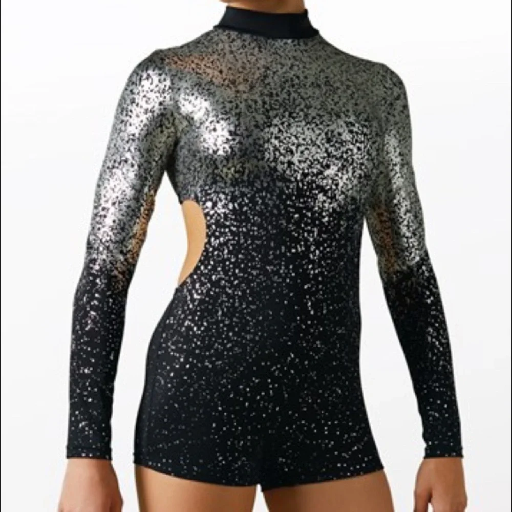 Weismann metallic costume dance wear leotard suit‎ - Picture 3 of 11